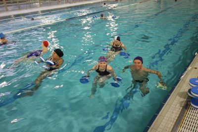 aquagym : séance dans le grand bassin