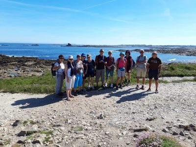 randonnée  : ballade sur les sentiers côtiers avec les animateurs  François et André